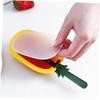 COLLBATH 3Pcs Fruit Shape Ice Molds Popsicle Maker with Lid