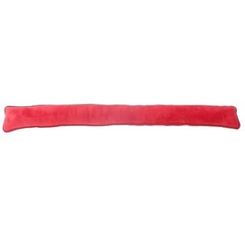 Draught Excluder Windstopper Door Wind Stopper Microfibre Pink Red Green 90 cm (Dark Red)