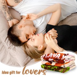 SECOGM Ueedklaayy for couple - i lava you pop up gifts for him/her, Birthday Gifts for Boyfriend or Girlfriend, Husband and Wife Gift Ideas, Wedding Gifts - couple gifts blanket 50x60in