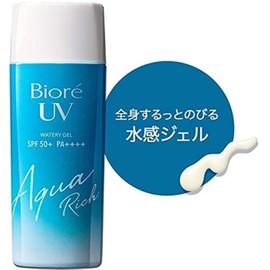 Biore UV Aqua Rich Water Gel SPF50+, 3.1 fl oz (90 ml)