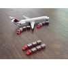 1:400 Model Airport Accessories - 16 Piece Baggage Cart &