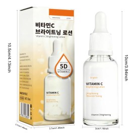 Loción Iluminadora Con Vitamina C, Sérum Hidratante, 30 Ml