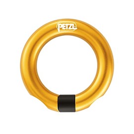 Petzl P28 OPEN Multi-Directional Gated Ring, Yellow
