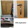 10 Pcs Stainless Steel Hollow Door Drawer Handles with Screws