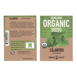 Organic Cilantro Seeds – 3g (~215 Seeds)