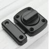 Sliding Door Lock Bar Hook-and-Eye Buckle Latch Black Wooden Fence