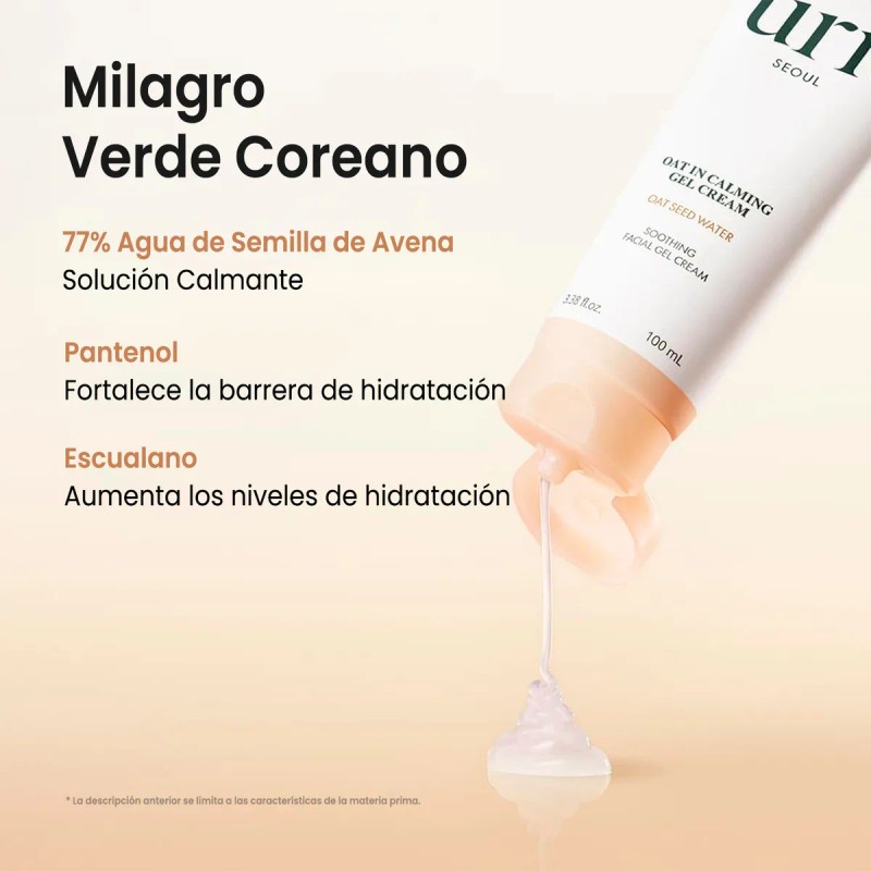 Crema Gel Avena Purito 100ml Piel Sensible Hidratante Sensible Día/noche