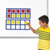EAI Education Jumbo Magnetic QuietShape® Foam Ten Frames with Counters