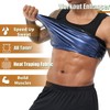 BODYSUNER Sauna Suit Sweat Vest Workout Tank Top for Men