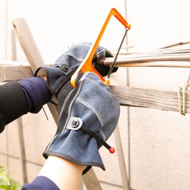 OLSON DEEPAK Leather Work Gloves with Lining, High Strength Work Gloves for Gardening Gloves, Construction, Welding Gloves, Leather Gloves for Men/Women