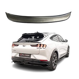 High Performance Parts Duckbill Rear Trunk Spoiler Lip Fit for 2021-2023 Ford Mustang Mach-E Model Vehicles (Black PP)