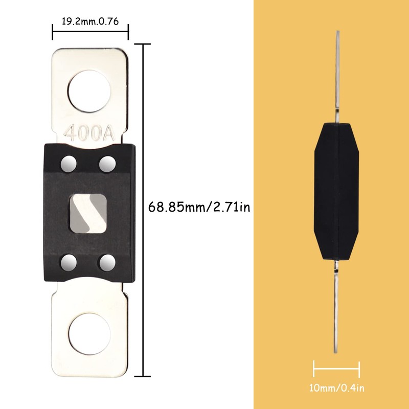 CHRI Mega High Current Fuse Screw Fuse Pack of 3