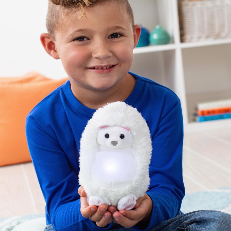 Curlimals Arctic Glow - Perry Polar Bear - Interactive Plush