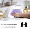 Healeved Nail Gloves Salon Manicure Gloves Uv Shield Gloves Anti-uv