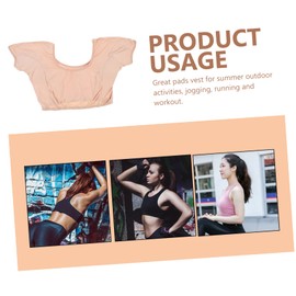 COLLBATH Men's Antiperspirant Vest Underarm Vest Cotton Breathable for Workout Sports