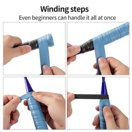 KEQAR 10 Pcs Non Slip Grip Tape Racket Grip Tape for Badminton Tennis Squash