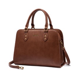 LOVEVOOK Purses and Handbags for Women, Vintage Top Handle Shoulder Bag Satchel Tote and PU Leather Crossbody Purse for Ladies