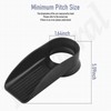Air Gap ​Cover Water Ramp Silicone Splash ​Guard (Black), 4°