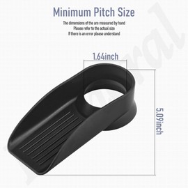 Air Gap ​Cover Water Ramp Silicone Splash ​Guard (Black), 4° Overflow Spout Extender, The Silicone Splash Guard Prevents Water From Splashing Around