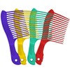Large comb, plastic, random color / 도끼빗 왕도끼빗 플라스틱 색상랜덤