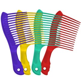 Large comb, plastic, random color / 도끼빗 왕도끼빗 플라스틱 색상랜덤