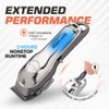 Fagaci Professional Hair Clippers Men Cordless, 440C Steel Barber Kit