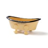 Yellow Mini Bathtub Soap Dish Caddy