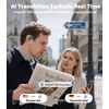 Vilupvie 156 Languages Real-Time Translation Earbuds, 0.5s Instant AI Voice