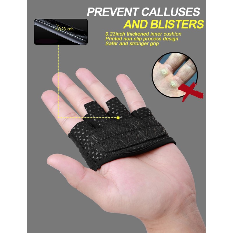 KUTOOK Gym Gloves Men Women Weight Lifting Fitness Training Hand