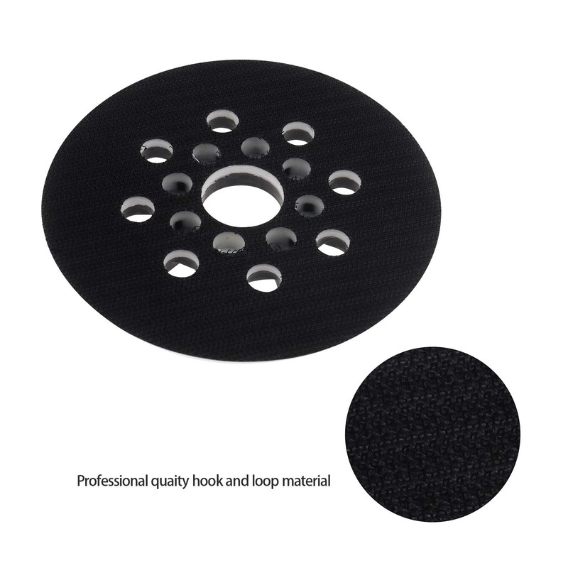 5Inch/125mm Hook & Loop Sanding Backing Pad Replacement Part Compatible