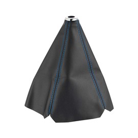 LKAHG Car Gear Shift Boot Cover, Automotive Gear Shift Boot Shifter Knob Dust Cover, Vehicle Interior Leather Gear Lever Gaiter Stick Protector Accessories, Universal for RV, SUV, Truck (Blue)