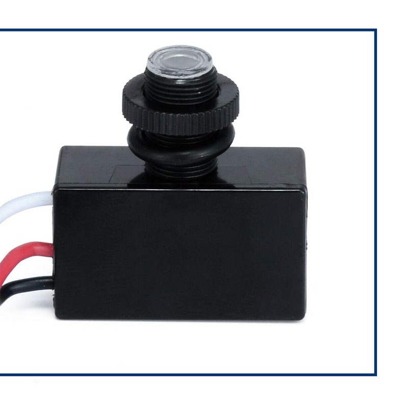 KOOBOOK 2Pcs AC 120-277V Photoelectric Switch Dusk to Dawn Button