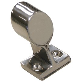 Railing Handrail Support End Piece for Round Tube Diameter 25 mm Stainless Steel V4A 1 Piece A4 AISI 316 Boat Railing AISI316 Bimini