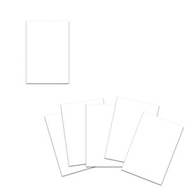 CG Smooth White 3.5" x 2" Index Cards 80# Cover 215 GSM Heavy Flash Cards - Blank White 800 Per Box - Great for Flash Cards, Index Cards, Small Notes, Study Cards, Etc. Made in the U.S.A.