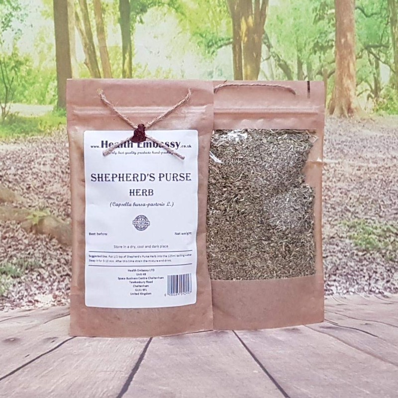 Health Embassy Shepherds Purse Herb | Capsella bursa-pastoris | Herbal