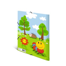 HERMA Collector's Folders A4 Children's Birthday Set of 3 Cardboard Corner Folder with Nursery Motif, Elastic Band, Inner Flaps and Inner Print for Boys, Girls and Children