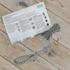 Trimits Make Your Own Macramé Decoration Kit, Silver Grey Keyring