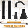 Glosaie Universal Gutter Cleaning Tools, Enhanced Leaf Blower Attachment