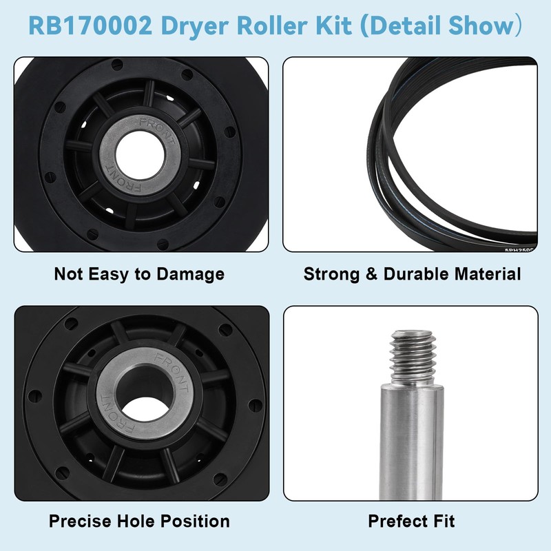 Upgraded Dryer Rebuild Kit Compatible with Speed Queen 1992 &