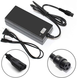 EVAPLUS 36W Battery Charger for Razor E100 E200 E300 E125 E150 E500 E175 PR200 E225S E325S MX350 3-Prong Inline Connector 24V 1.5A