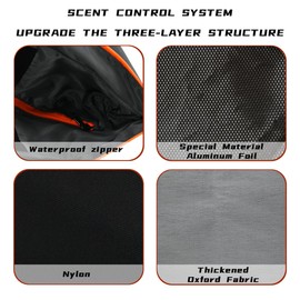 JOMAILIEEL Hunting Gear Scent Control Storage Bag