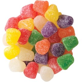 SweetGlob Assorted Gummy Drops Christmas Candy (Assorted Spice Drops, 5 Pound)