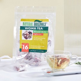 Natural Originals Menstruation/ Healing/ Warming/ Detox YONI WOMB TEA from Super Herbs 16 tea bags