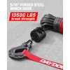 DAYDOOR Synthetic Winch Rope, 1/4 Inch x 50ft 10,000LBS Synthetic