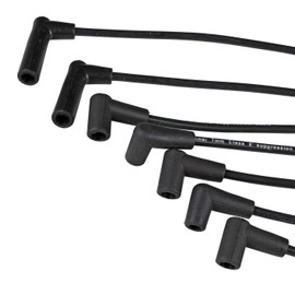 Bode-man Ignition Spark Plug Wires 7mm (7PC Set) for 1991-1999 Jeep Cherokee for 1991-1992 Comanche for 1993-1998 Grand Cherokee for 1991-1999 Wrangler L6 4.0L