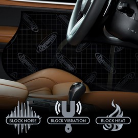 Dynamat Xtreme Sound Deadening Car Insulation Single Sheet Hex Pack 10425 – Noise Dampening for Floor, Doors, Hood or Trunk – Easy Self Adhesive Install – Made in USA – 1 Sheet 18”x32”, 4 sq ft