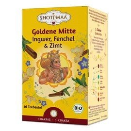 Shoti Maa Bio-Ayurveda-Tee Goldene Mitte - Ingwer, Fenchel & Zimt, 32 g