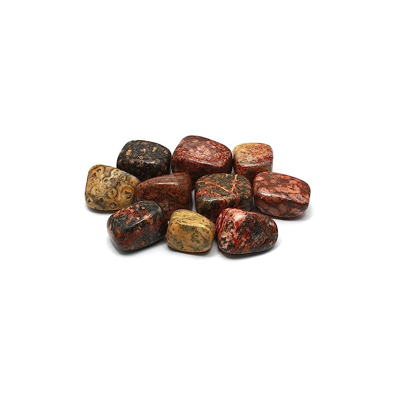 CrystalAge Leopard Skin Jasper Tumble Stone (20-25mm) - Single Stone