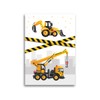 Poster Set for Children's Room, Construction Site with Numbers and