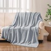Half-Side Plush Throw Blanket – Ultra Soft Lightweight Cozy Blanket